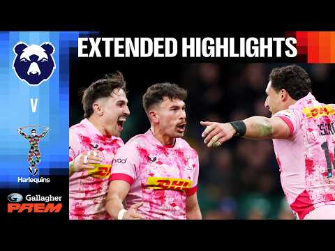 Bristol Bears v Harlequins | EXTENDED HIGHLIGHTS | Gallagher PREM 25/26 | Round 12