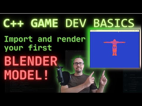 C++ Game Dev Ep 3 - Render your first model, imported from Blender, with  DirectX11!