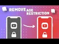 How To Remove Age Restriction On YouTube App (Easy & Working) (2024)