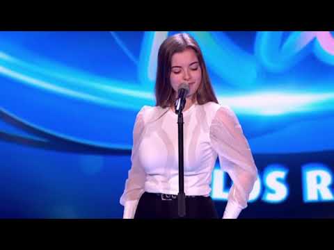 Hoy quiero confesar  canta Lucía Rodríguez en el programa Idol Kids de España 2020