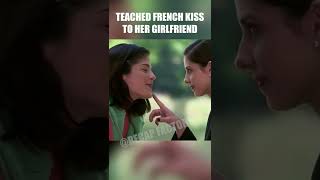 Teached French Kiss To Her Girlfriend #shorts