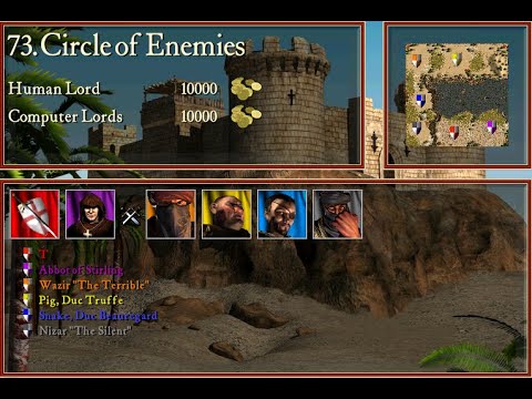 Stronghold Crusader Mission 73 "Circle Of Enemies"