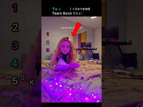 Top 5 TikTok Tear Book Challenges.#booktok #fyp #tears #trend #sabrinacarpenter #celebrity