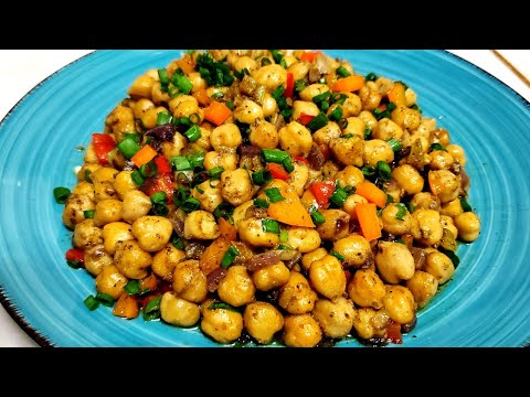 Excellent for dieting, Quick and easy delicious chick peas recipe, high in proteins