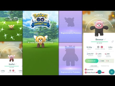 Stufful makes its debut on Pokemon GO Community Day