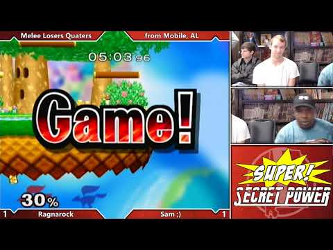Super Secret Power: Melee Singles LQ - Ragnarock (Fox) vs. Sam (Fox)