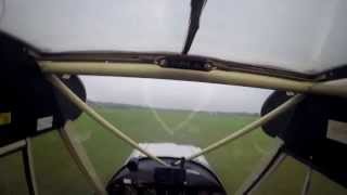 preview picture of video 'G-BJWZ flying a misty circuit at Redhill'