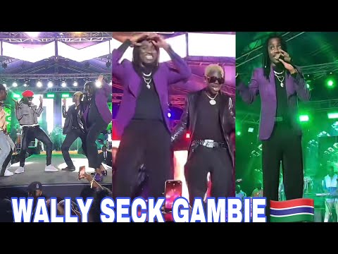 première image concert Wally Seck Gambie Wally à……..