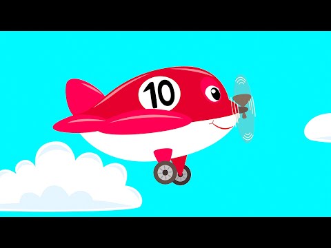 Diez avioncitos | Canciones infantiles | El gatito Koté