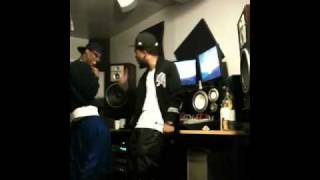 Dominique getting it in the studio