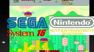 fantasy zone : Opa-Opa!(Rd.1) mashup SEGA System16, NES