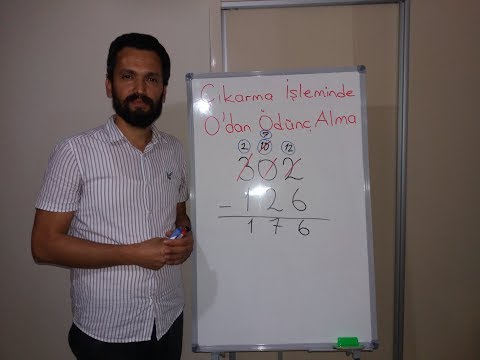 3. Sınıf Matematik Çıkarma İşleminde 0'dan Ödünç Alma (Çıkarmada En Çok Hata Yapılan Konu)