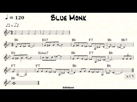 Blue Monk Backing Track