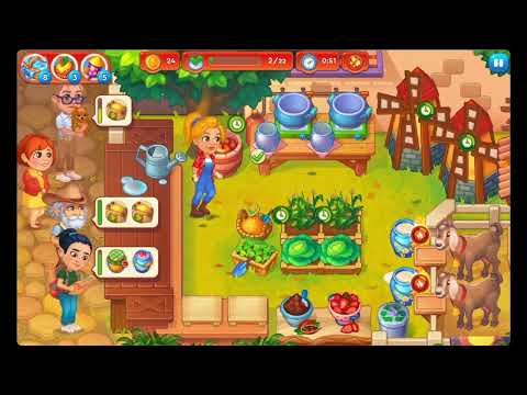 Cooking Farm Level 244 🍎🌻🫐 - Hard Level - No Boosters - FULL STORY - CaroGamesNL