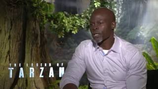 The Legend of Tarzan Interview - Djimon Hounsou video