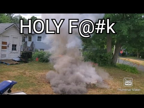 Half stick of dynamite explosision (cops called)