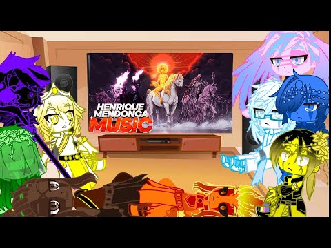 •{elementais originais reagindo ao: rap dos 4 cavaleiros do Apocalipse}•