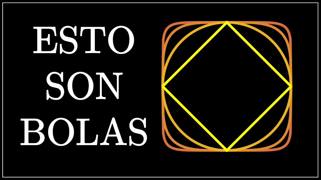 Existen BOLAS CUADRADAS | Cuando π ≠ 3,14...