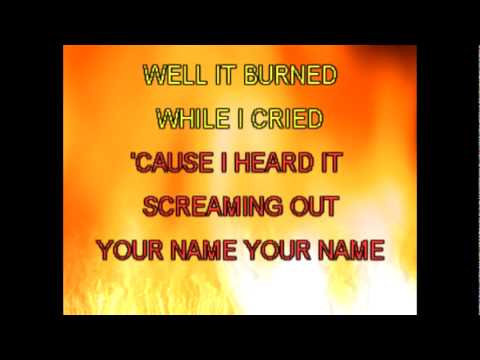 Set Fire to the Rain - Adele - Karaoke Lyrics - Lower key for male CDG