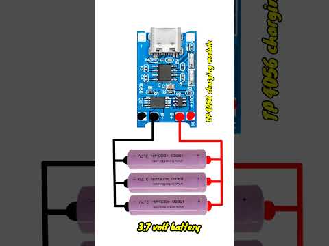 Tp 4056 charging module.#shorts #shortvideo #shortsvideo #shortsfeed #shortsviral #shortfeed #12volt