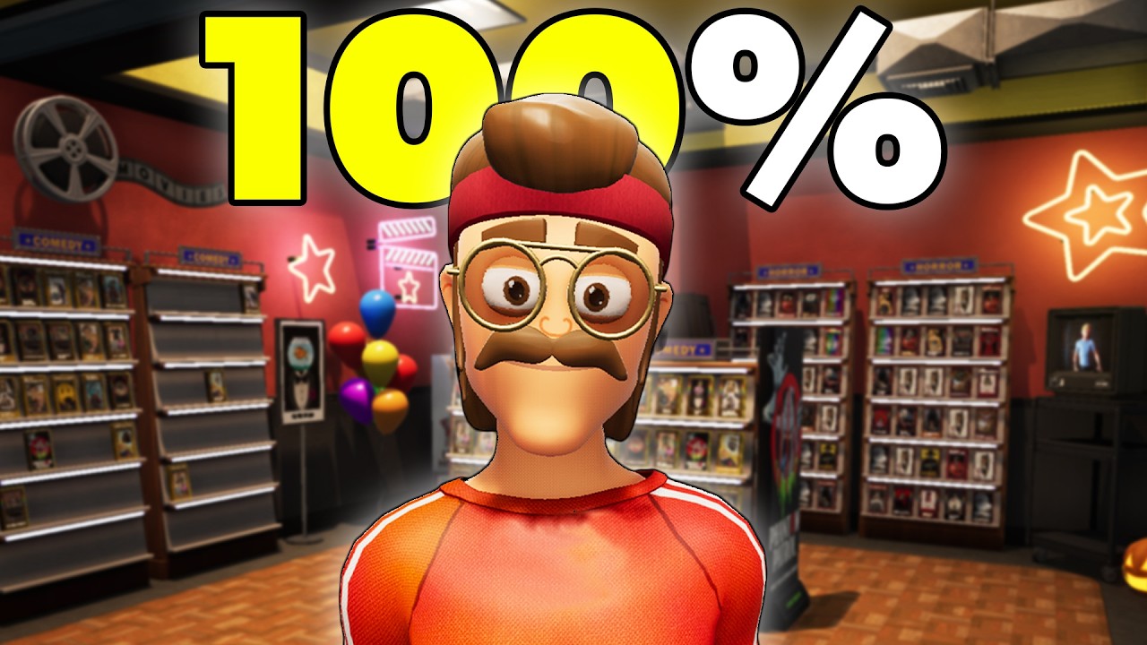 I Played 100% of Retro Video Store Simulator