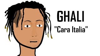 GHALI e " CARA ITALIA "  in - QUANDO UNA CANZONE DIVENTA VIRALE - Parodia cartone
