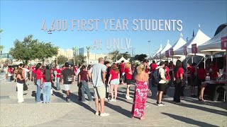 UNLV to start fall semester Monday with record breaking enrollment expected