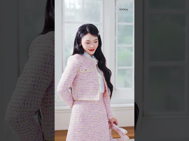 ED13AC524 - Sét bộ dạ tweed kẻ kim tuyến