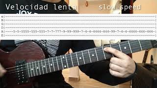 In my head - Bedroom (lesson with tabs) also in spanish