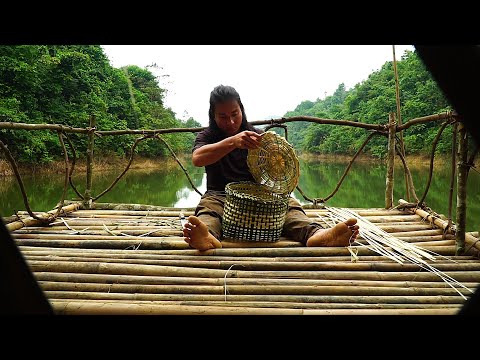 Visiting traps, Knitting bamboo baskets and Cooking: Survival Alone | EP.193