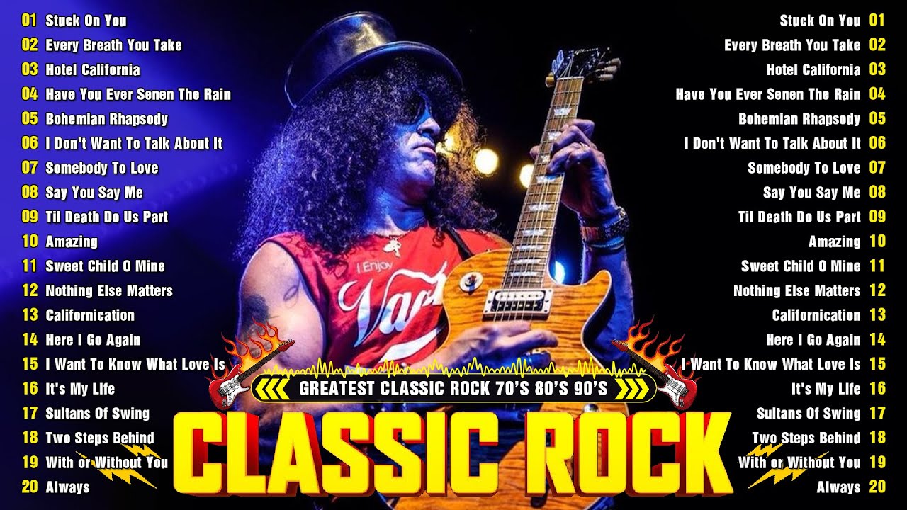 Top 100 Classic Rock Songs Of All Time 🔥 ACDC, Pink Floyd, Eagles, Queen, Def Leppard, Bon Jovi