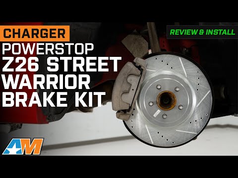 2006-2023 Charger PowerStop Z26 Street Warrior Brake Rotor and Pad Kit Review & Install