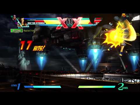 Ultimate Marvel vs Capcom 3 (PS3) -- Non-Ranked Matches 232 - Genmu Zero Double KO!