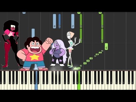 STEVEN UNIVERSE - Piano Medley (Synthesia Tutorial)