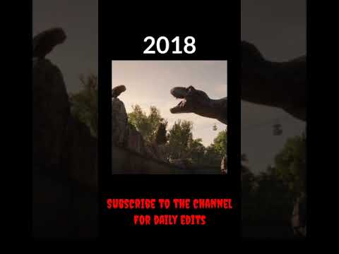 #Evolution of Jurassic Park 1993 vs 2001 vs 2018 #evolution #shorts #BadRomance