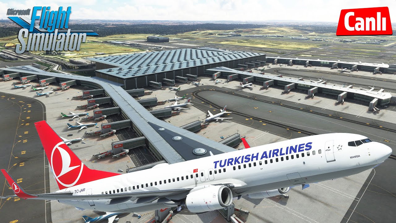 Boeing 737-800 ile Yeni LTFM İstanbul Havalimanı  - Microsoft Flight Simulator Beta #60