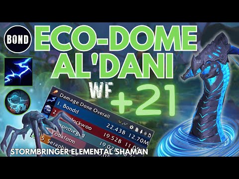 WORLD FIRST Eco-Dome Al'dani +21 - Stormbringer Elemental Shaman - Season 3 Patch 11.2 - TWW