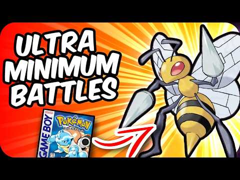 Can Beedrill beat Pokemon Red/Blue with only 13 battles?
