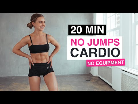20 MIN NO JUMPING CARDIO WORKOUT (still very intense)