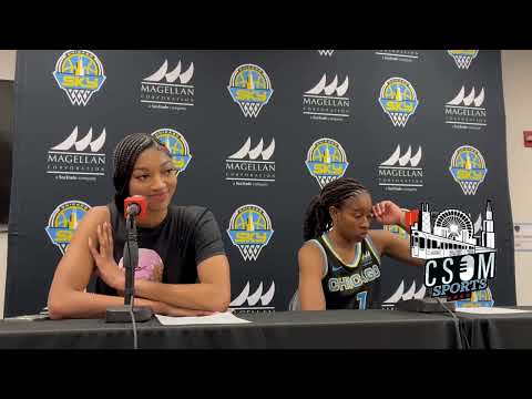 Angel Reese & Ariel Atkins: Chicago Sky Postgame (8/19/25)