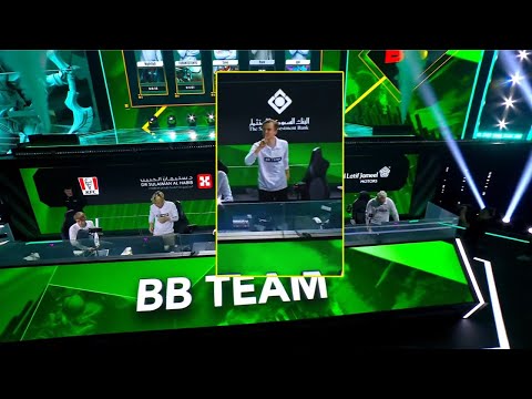 Pure shushing the crowd after destroying Gaimin Gladiators in Game 1