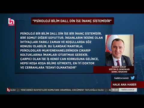 Genel Başkanımız Kadem Özbay`ın, Bolu Abant İzzet Baysal Üniversitesi Rehberlik ve Psikolojik Danışmanlık bölümü için yayımlanan ilana yönelik değerlendirmeleri Halk TV Ana Haber`de yayınlandı. | EĞİTİM İŞ
