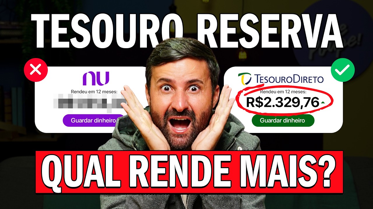 Tesouro Reserva: O novo investimento mais seguro do Brasil (Melhor que as caixinhas?)
