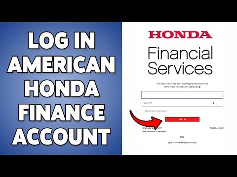 Login Honda Financial
