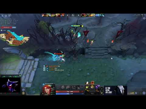 Arteezy baits windranger with a ward