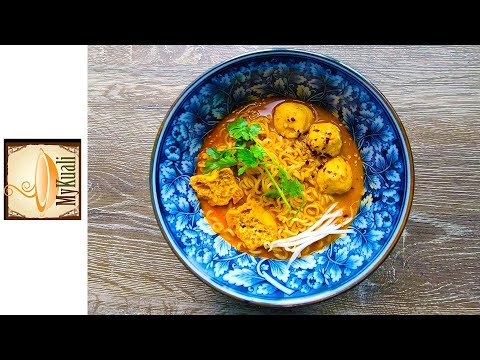MyKuali Penang White Curry - New Formulation - Malaysia - Instant Noodle Recipe Time - EP 963