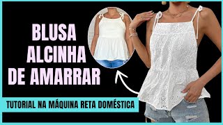 Vídeo de BLUSA LAIANA - MOLDE EM PDF
