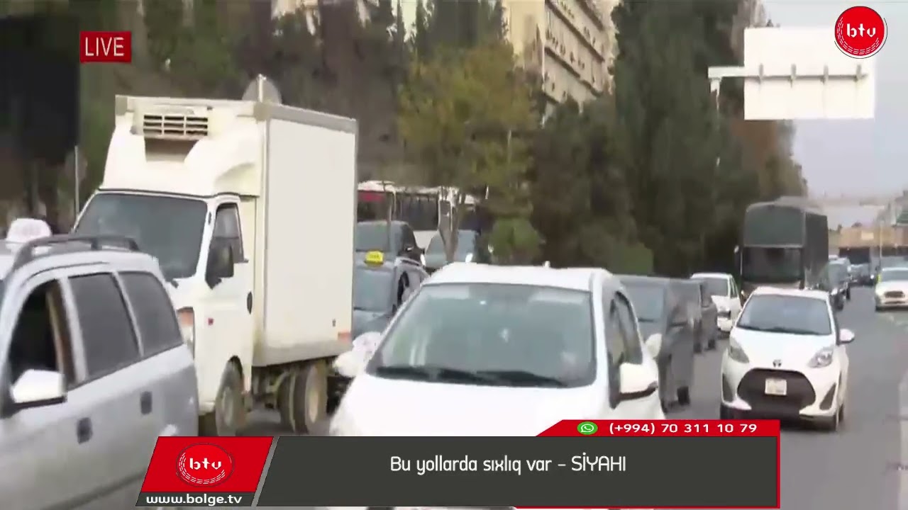 Bu yollarda sıxlıq var - SİYAHI