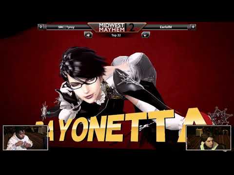 Midwest Mayhem 12 Top 32 - SRC | Tyroy (Bayonetta) Vs. EarlofM (Cloud)