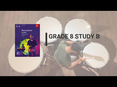 ABRSM Percussion 2020 - G8 Timpani Study B